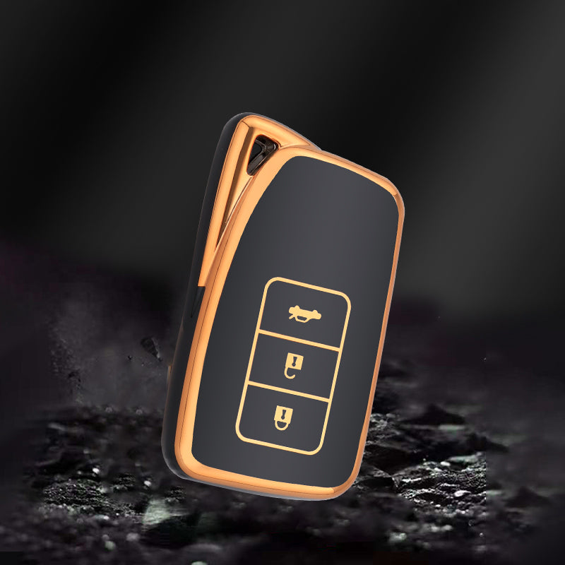 Capa para Lexus NX, GS, RX, IS, ES, GX, LX, RC, 200, 250, 350, LS, 450H, 300H (3 Botões)