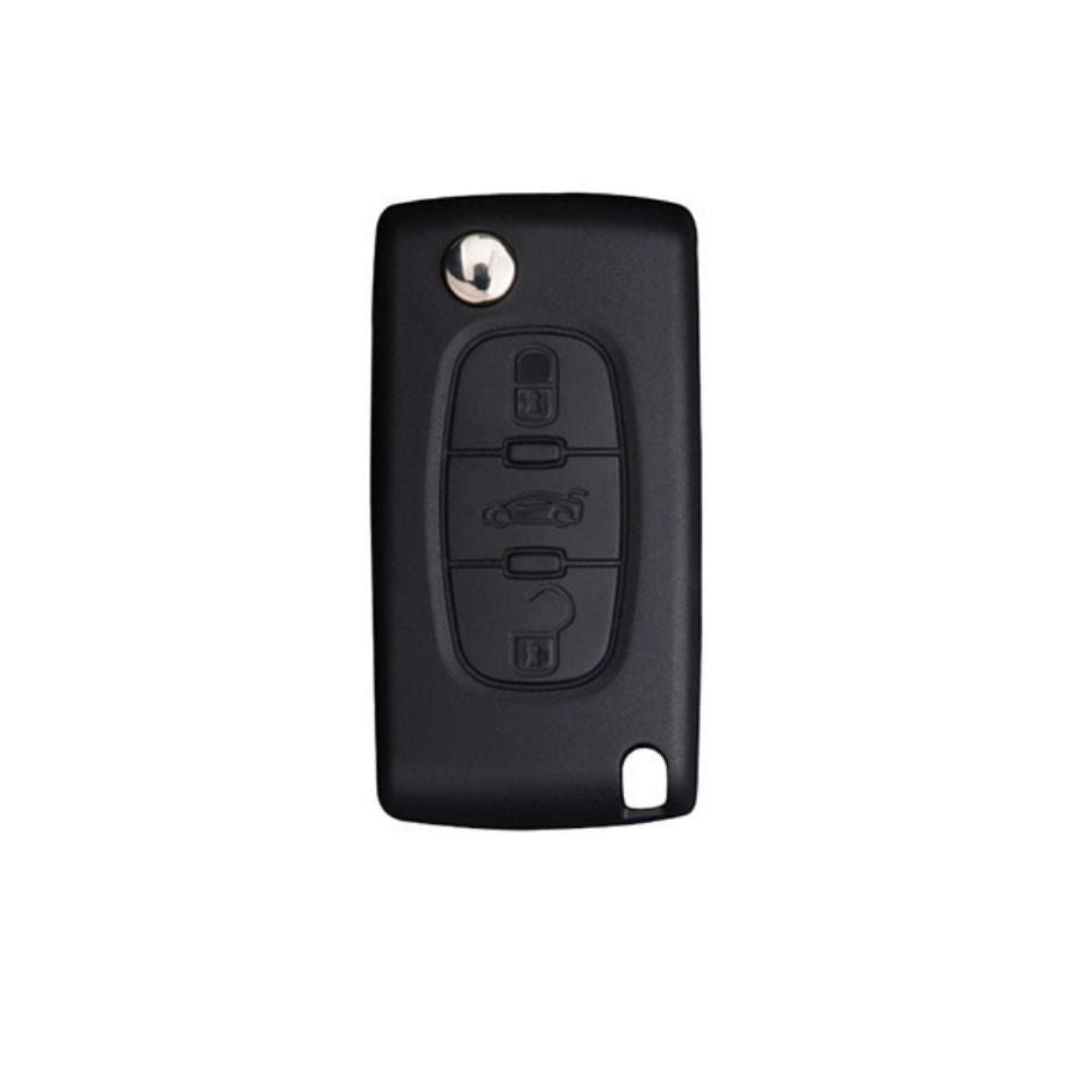 Capa para Peugeot 107, 207, 307, 308, 407, 607, 3008, 5008 (3 botões)