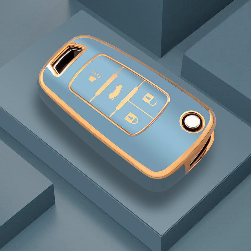 Capa para Opel Vauxhall, Astra J, Corsa, Insignia, Mokka (4 botões)