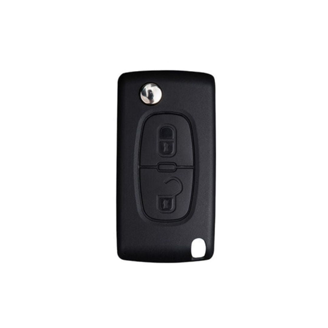 Capa para Peugeot 107, 207, 307, 308, 407, 607, 3008, 5008 (2 botões)
