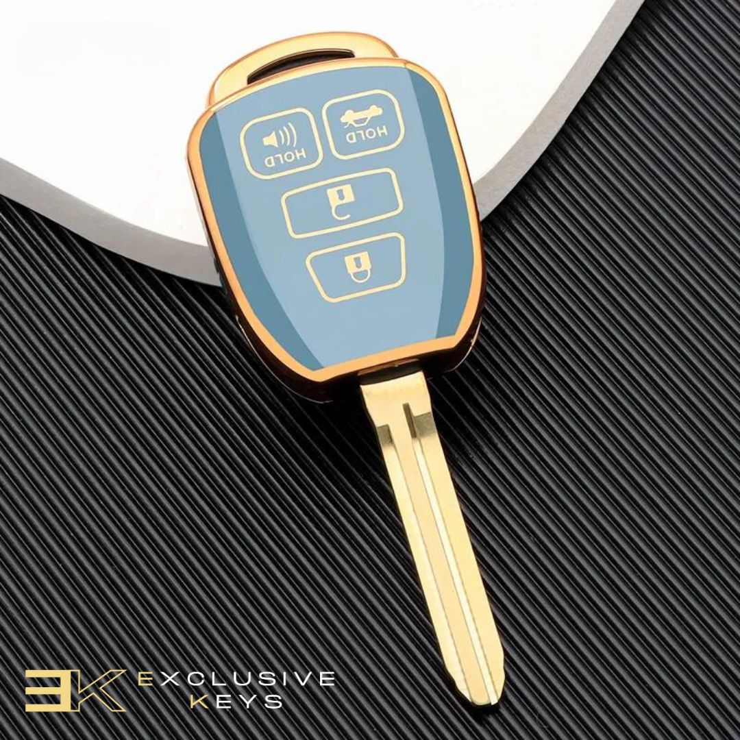 Capa para Toyota Prius, Corolla, Yaris, Avensis, Camry e RAV4 (4 Botões) (2012, 2013, 2014, 2015, 2016, 2017, 2018)