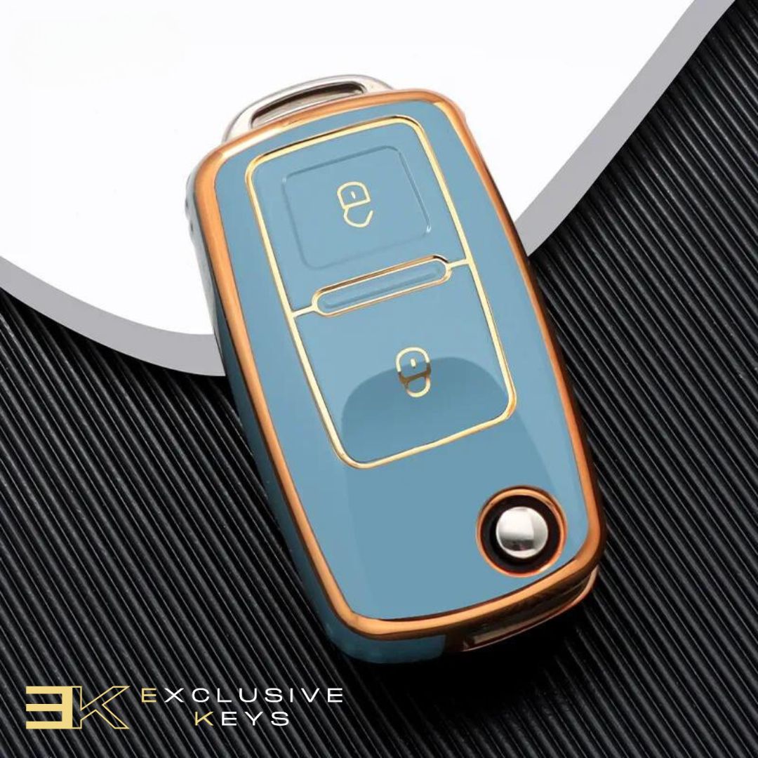 Capa para Volkswagen Polo, Tiguan, Passat, Golf, Jetta, Lavida (2 botões)