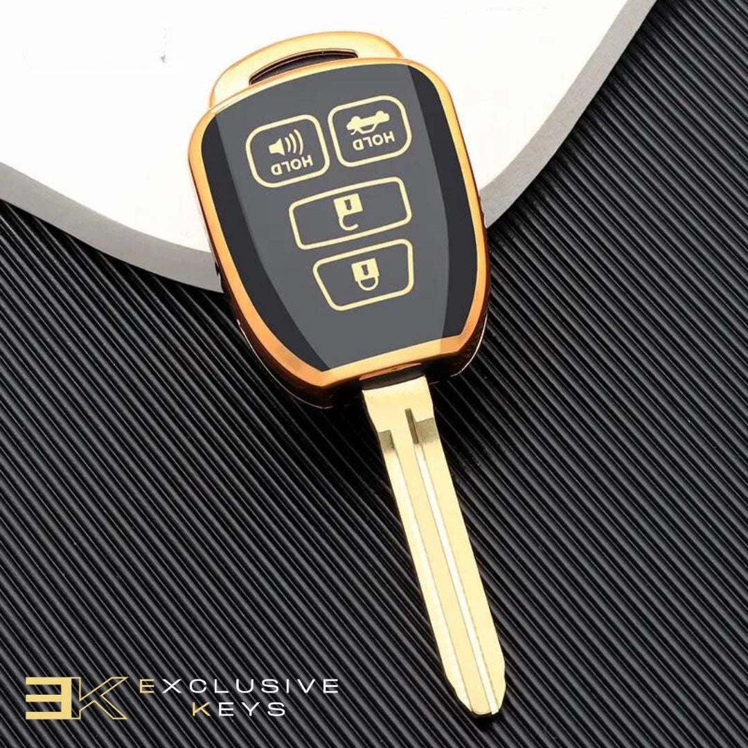 Capa para Toyota Prius, Corolla, Yaris, Avensis, Camry e RAV4 (4 Botões) (2012, 2013, 2014, 2015, 2016, 2017, 2018)