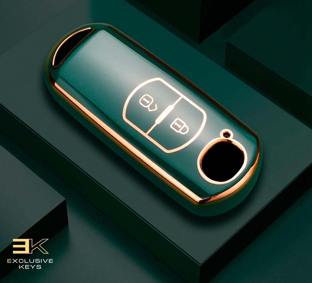 Capa para Mazda 2, 3, 5, 6, BL, BM, GJ, Atenza, Axela, Demio, CX-3, CX3, CX-5, CX5, CX7, CX-9, CX8 (2 botões)