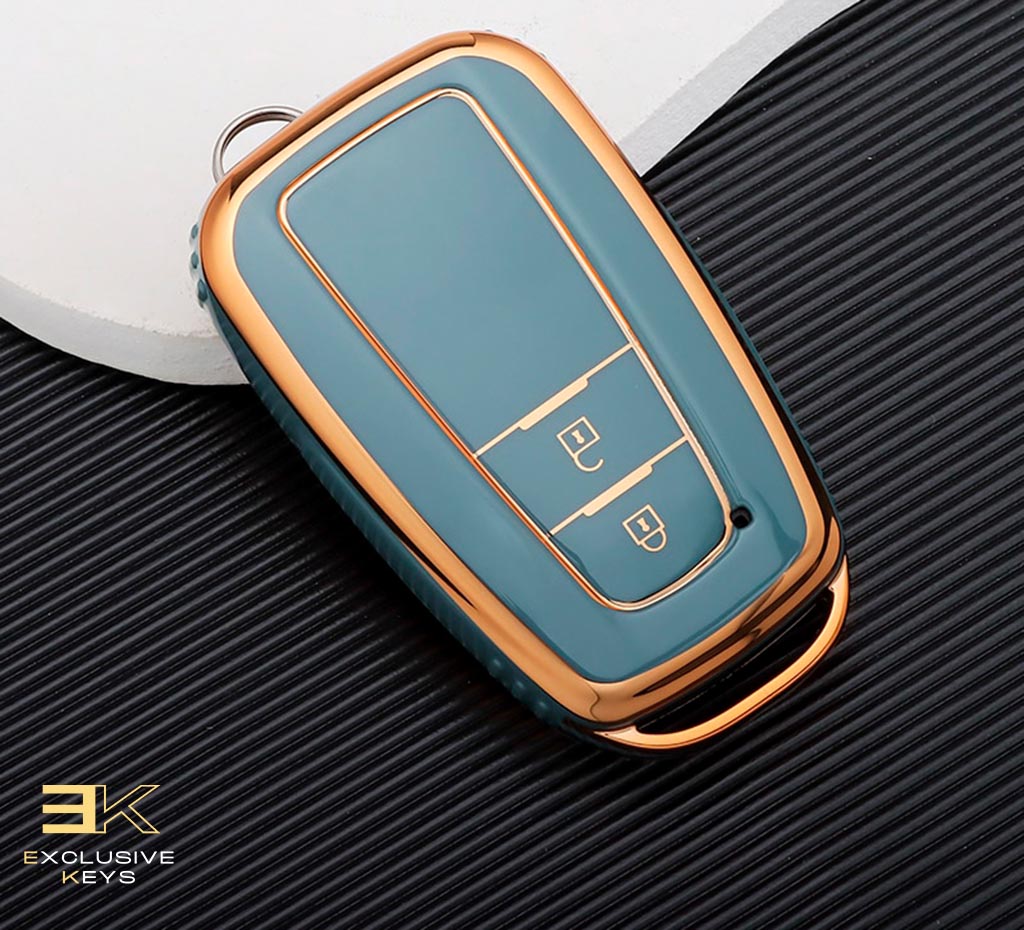 Capa Para Toyota Corolla, Prius, Camry, CHR, C-HR, RAV4, Altis, Land Cruiser, Prado (2 botões)