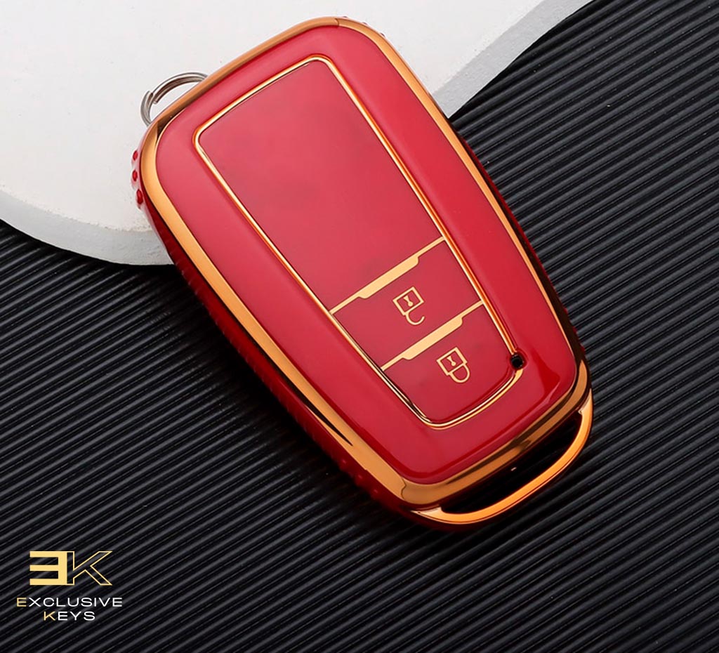Capa Para Toyota Corolla, Prius, Camry, CHR, C-HR, RAV4, Altis, Land Cruiser, Prado (2 botões)