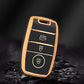 Capa para KIA Sportage, Cerato, Optima, K2, K3, K4, K5, RIO, Picanto, Soul, Sorento, Sedona (3 botões)