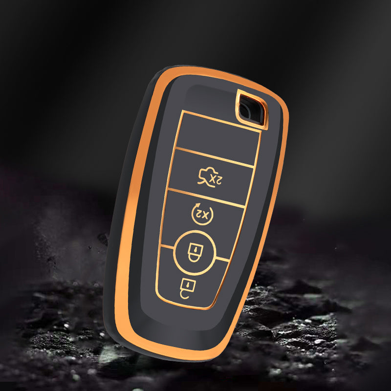 Capa para Ford Edge, Fusion, Mustang, Explorer, F150, F250, F350, Ecosport (4 Botões)