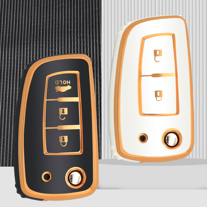 Capa para Nissan Qashqai, X-Trail, Juke, J11, Murano, Tiida, Altima, Maxima, Livina, Nismo (3 botões)