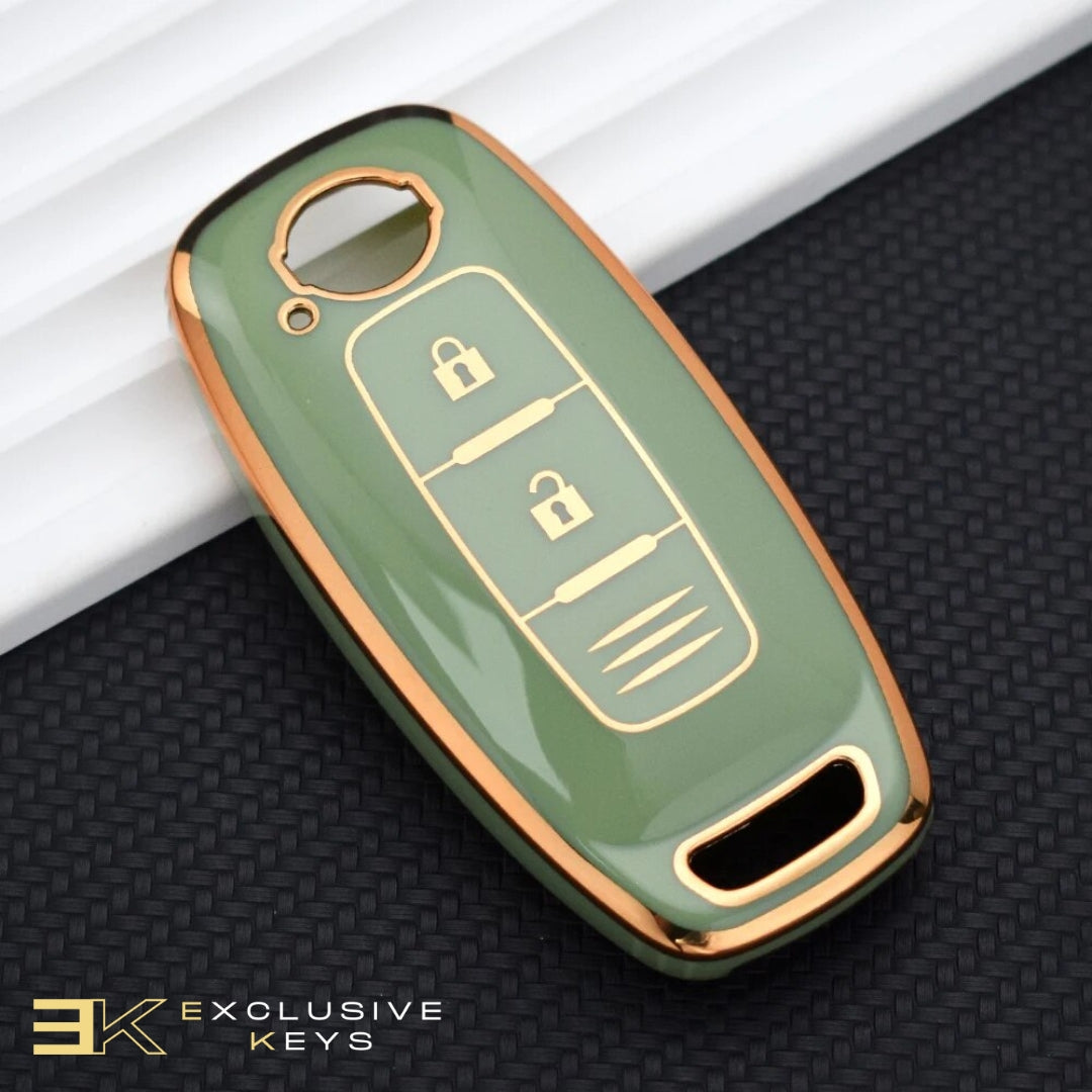 Capa para Nissan (2023-2024) X-trail, T33, Qashqai, J12, Teana, Altima, Ariya, Murano (botão de bloqueio)