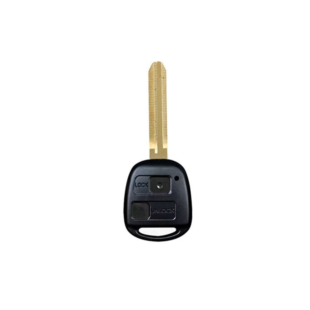 Capa para chave de Toyota Land Cruiser, Yaris, Camry, RAV4, Corolla, Prado, Tarago, Avensis (2 botões)