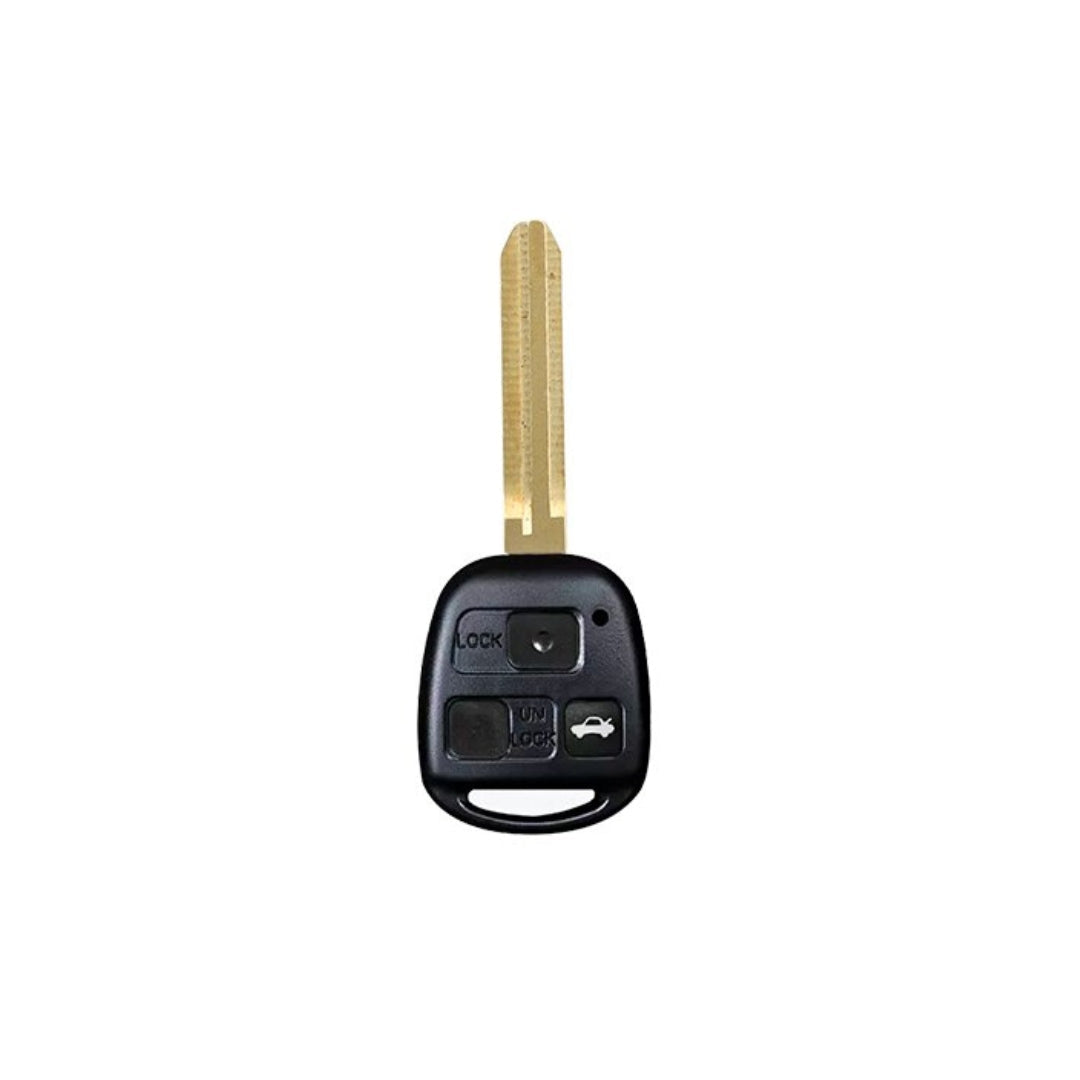 Capa para chave de Toyota Land Cruiser, Yaris, Camry, RAV4, Corolla, Prado, Tarago, Avensis FJ (3 botões)