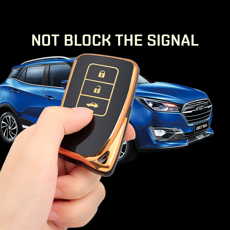 Capa para Lexus NX, GS, RX, IS, ES, GX, LX, RC, 200, 250, 350, LS, 450H, 300H (3 Botões)