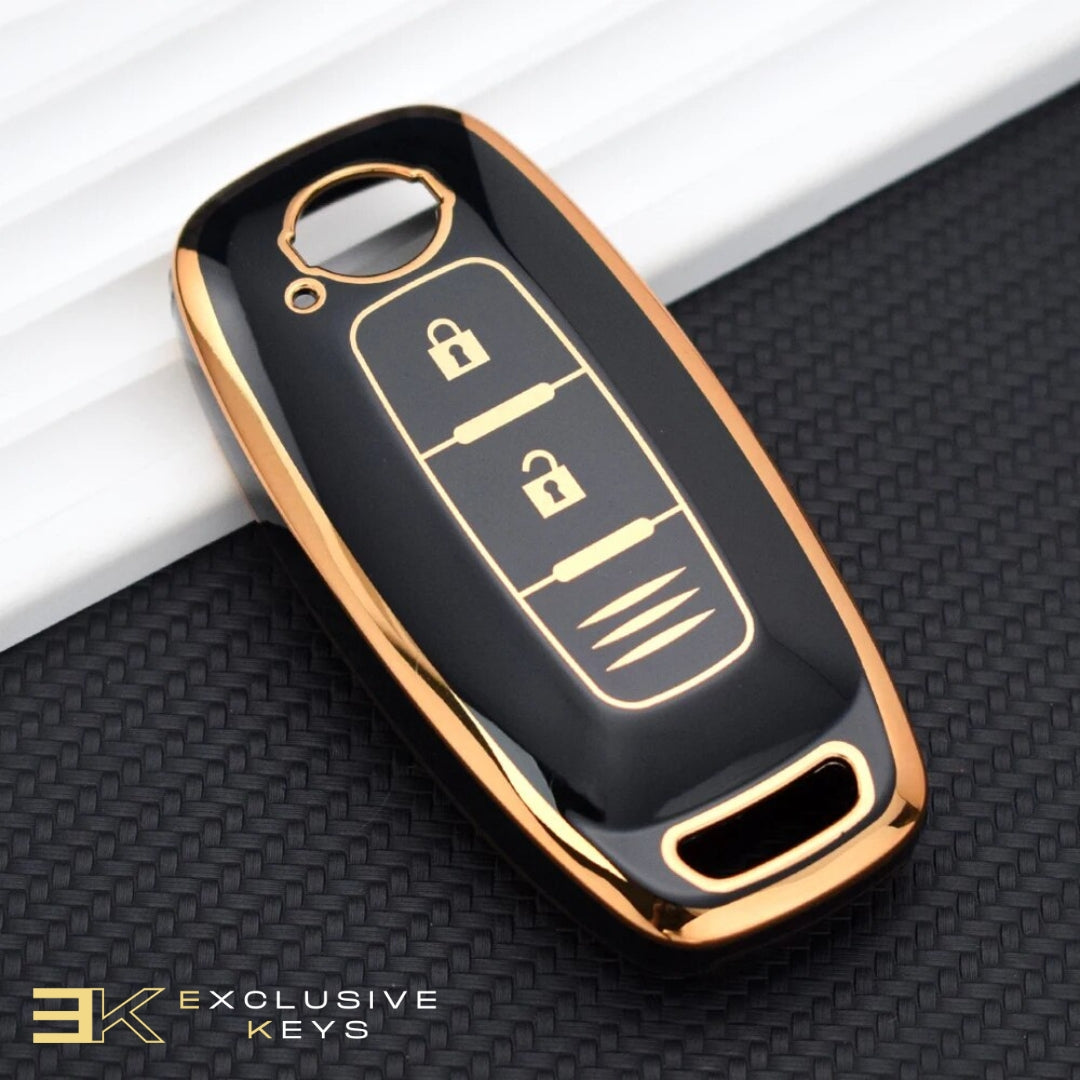 Capa para Nissan (2023-2024) X-trail, T33, Qashqai, J12, Teana, Altima, Ariya, Murano (botão de bloqueio)