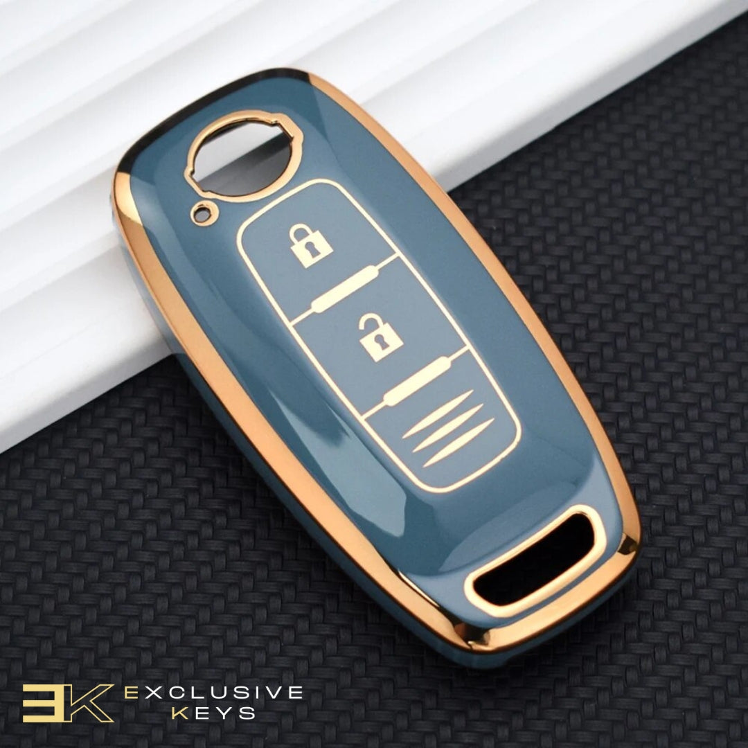 Capa para Nissan (2023-2024) X-trail, T33, Qashqai, J12, Teana, Altima, Ariya, Murano (botão de bloqueio)