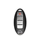 Capa para Nissan Qashqai, X-Trail, T31, T32, Juke, J10, J11, Tiida, Altima, Pathfinder (4 botões)