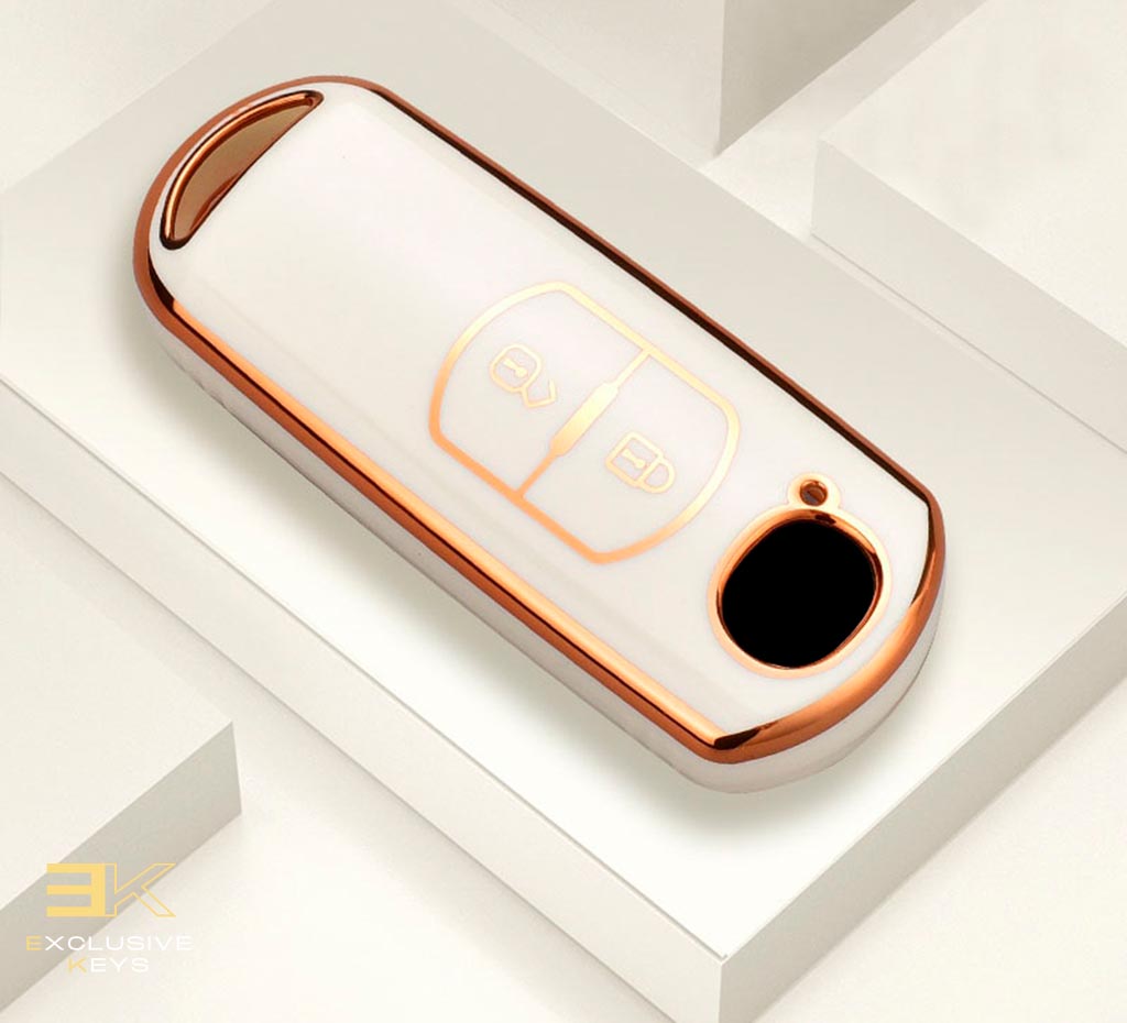 Capa para Mazda 2, 3, 5, 6, BL, BM, GJ, Atenza, Axela, Demio, CX-3, CX3, CX-5, CX5, CX7, CX-9, CX8 (2 botões)