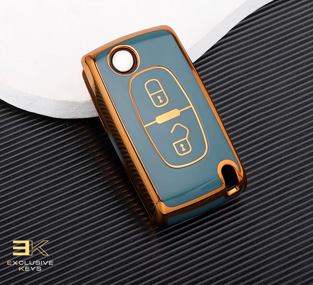 Capa para Citroën (2 Botões) Xsara, Picasso C3, C5, C6, C8, C4 Aircross