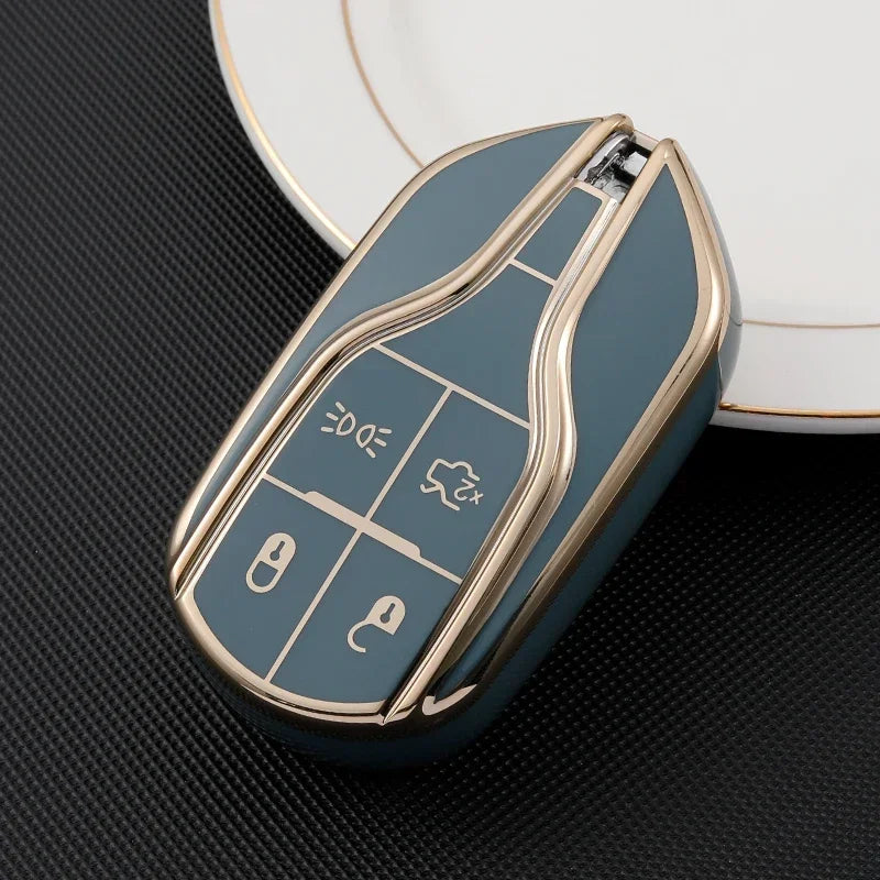 Capa para chave de carro para Maserati Levante Ghibli Quattroporte GT Granturismo GranCabrio TPU Protetor Fob Acessórios