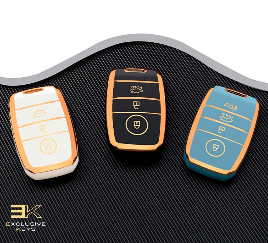 Capa para KIA Sportage, Cerato, Optima, K2, K3, K4, K5, RIO, Picanto, Soul, Sorento, Sedona (4 Botões)