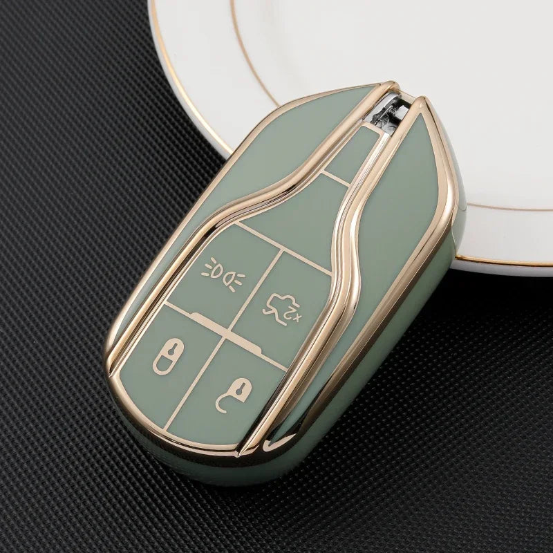 Capa para chave de carro para Maserati Levante Ghibli Quattroporte GT Granturismo GranCabrio TPU Protetor Fob Acessórios